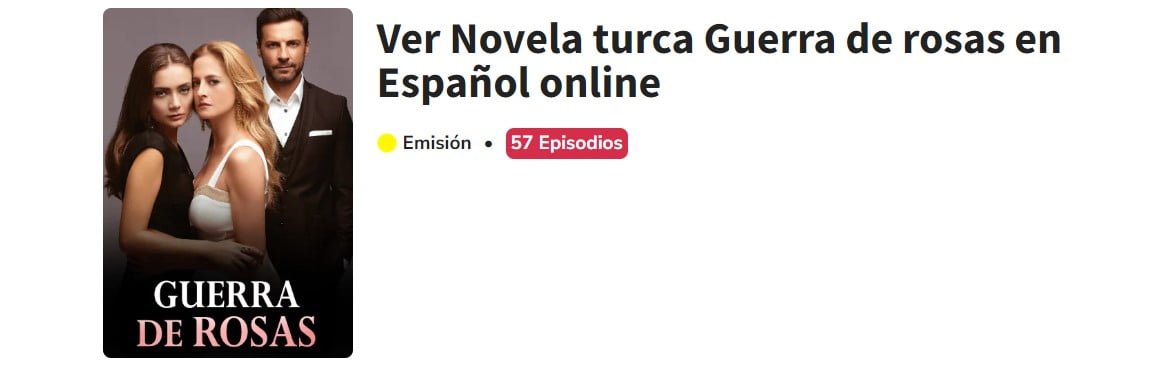 ver novelas turcas en español en emision